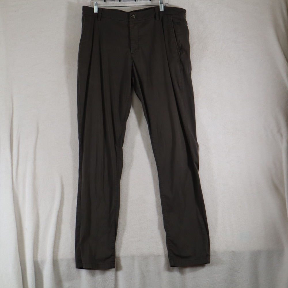 Birddogs Men's 36x34 Olive Green Pleated Front Stretch Pants Chino Boomstick